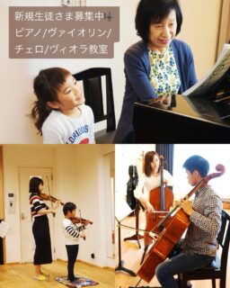 🎹ピアノ・ヴァイオリン・ヴィオラ教室　新規生徒さま募集🎻
【空き枠】下記、2月以降の空き枠のご案内です♪ 
音楽を長く楽しむための【力をつける】
が指導コンセプトの音楽教室です

🎹ピアノ教室
月曜19：00～19：30または18：30～19：00いずれか@耳成
火曜17：45～18：15＠白橿
水曜17：45～18：30＠白橿
木曜17：30～18：00＠白橿
※土曜満席

🎻ヴァイオリン・ヴィオラ教室
水曜16：15～17：00/19：45～＠耳成
土曜14：00以降＠耳成
※月・木・金曜満席

🎻チェロ教室
現在募集停止中

※上記ご希望の場合は、1月中の体験レッスンをおススメします。（要ご予約） 
▶体験レッスンのお申込みはこちらから♪
⇒https://musictree-nara.com/contact/

#ミュージックツリー音楽教室
#新規生徒さま募集中
#ピアノ教室
#ヴァイオリン教室
#ヴィオラ教室
チェロ教室
アンサンブル
奈良
橿原